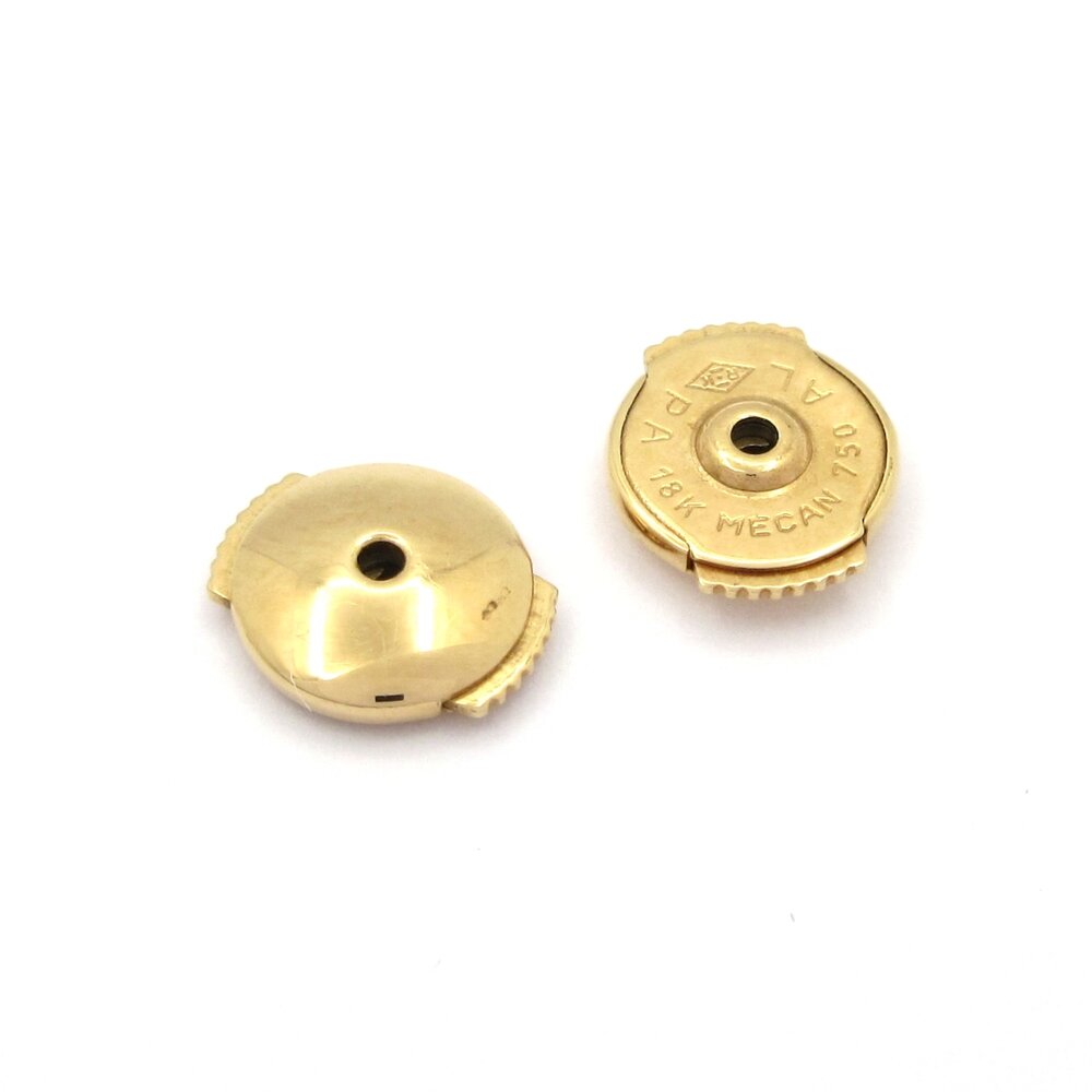 Chopard Happy Diamond Earrings 83/4854 18K Yellow Gold Diamond - Picture 6 of 6